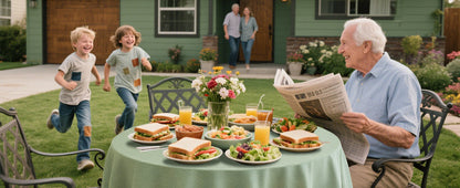 Decorelia Faux Linen Round Tablecloths 60 inch, Waterproof Decorative Washable Texture Rustic Circle Table Cloth Cover for Dining Kitchen Party Farmhouse Outdoor(Round (2-4 Seats),Sage Green)